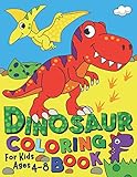 Dinosaur Coloring Book For Kids Ages 36 Silly Bear Coloring Books