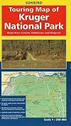 Touring map of Kruger National Park : Blyde River Canyon, Polokwane, Nelspruit