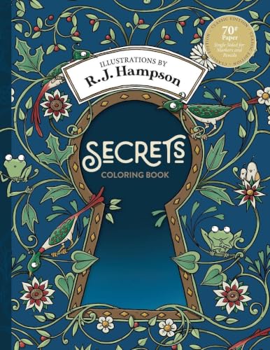 Secrets Coloring Book — coloring book cover