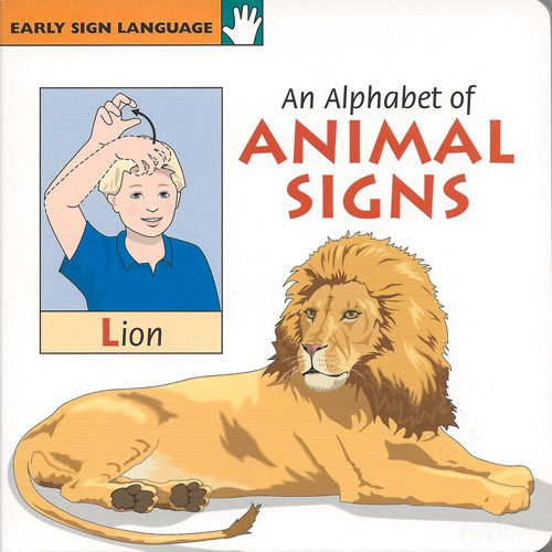 Cover of An alphabet of animal signs.
