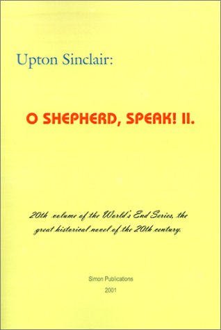 O Shepherd, Speak! book cover