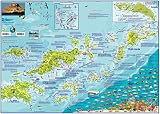 British Virgin Islands Bvi Adventure Dive Map Franko Maps Laminated Poster