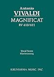 Magnificat Rv 610611 Vocal Score