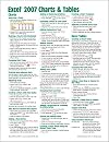 Microsoft Excel 2007 Charts & Tables Quick Reference Guide (Cheat Sheet of Instructions, Tips & Shortcuts - Laminated)