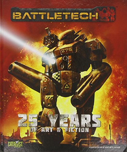 Classic BattleTech 25 Years of Art & Fiction book cover