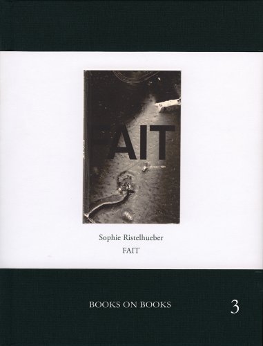 Sophie Ristelhueber: Fait book cover