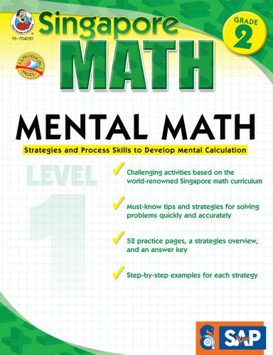 Singapore Math β Mental Math Level 1 Workbook for 2nd Grade cover