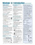 Windows 81 Quick Reference Guide Introduction Cheat Sheet Of Instructions Tips Shortcuts Laminated