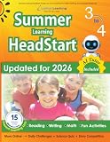 Summer Learning Headstart Grade 3 To 4 Fun Activities Plus Math Reading And Language Workbooks Bridge To Success With Common Core Aligned Resources And Workbooks