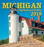 2018 Michigan Lighthouses Wall Calendar