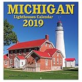 2019 Michigan Lighthouses Wall Calendar