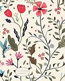 Dot Grid Paper Notebook Floral Traditional 75 X 95 Dot Grid Journal 170 Pages