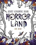 Adult Coloring Book Horror Land