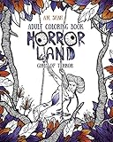 Adult Coloring Book Horror Land Girls Of Terror Book 2