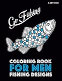 Coloring Book For Men Fishing Designs Volume 5