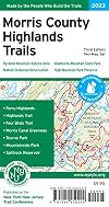 Morris County Highlands Trails Map, 2023: Pyramid Mountain Natural Area, Mahlon Dickerson Reservation, Allamuchy Mountain State Park, High Mountain Park Preserve