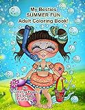 My Besties Summer Fun Adult Coloring Book