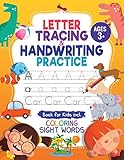 Letter Tracing And Handwriting Practice Book Trace Letters And Numbers Workbook Of The Alphabet And Sight Words Preschool Pre K Kids Ages 35 56 Children Handwriting Without Tears