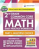 2nd Grade Common Core Math Daily Practice Workbook Part I Multiple Choice 1000 Practice Questions And Video Explanations Argo Brothers