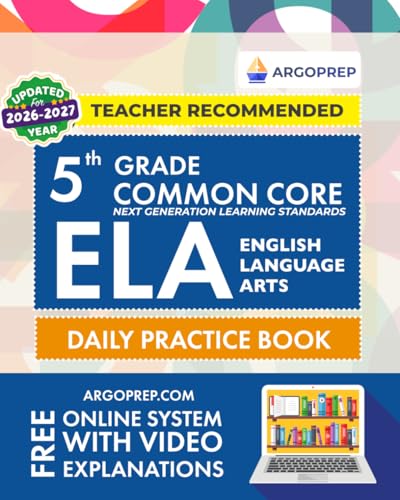 5th Grade Common Core ELA: Daily Practice Workbook cover
