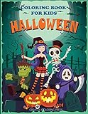 Halloween Coloring Book For Kids Halloween Designs Including Witches Ghosts Pumpkins Haunted Houses And More Kids Halloween Books