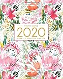 2020 Planner Weekly And Monthly Jan 1 2020 To Dec 31 2020 Weekly Monthly Planner Calendar Views Inspirational Quotes And Watercolor Floral Cover