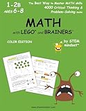Math With Lego And Brainers Grades 12b Ages 68 Color Edition