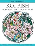 Koi Fish Coloring Book For Adults Gorgeous Koi Fish Designs To Color