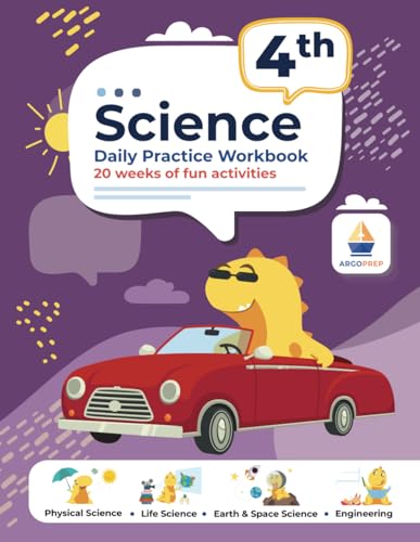 4th Grade Science: Daily Practice Workbook cover