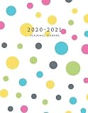 20202021 Academic Planner Large Weekly And Monthly Planner With Inspirational Quotes And Polka Dots July 2020 June 2021