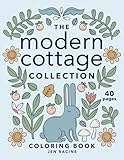 The Modern Cottage Collection Coloring Book (Scandi Simple Coloring Books)