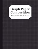 Graph Paper Composition Notebook Quad Ruled 5x5 Grid Paper For Students In Math And Science 85 X 11