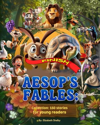 Cover of Aesop's Fables Collection 150 Stories for Young Readers
