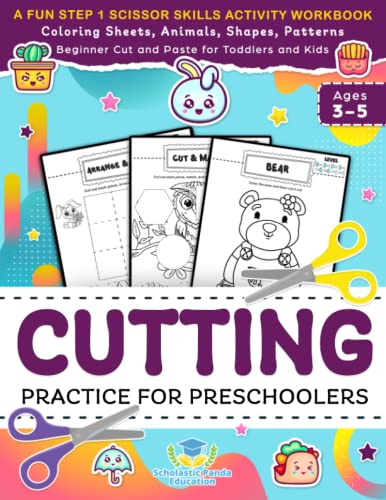 Cutting Practice for Preschoolers cover