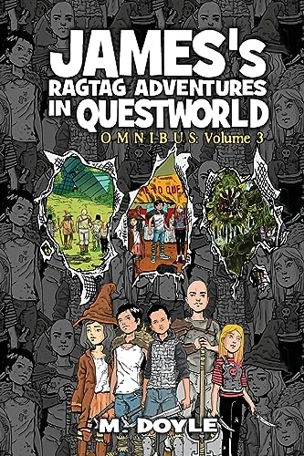 Cover of James's Ragtag Adventures in Questworld : Omnibus