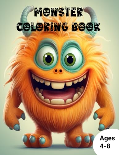 Monster Coloring Book (MacDuff Coloring Books for Kids & Adults)