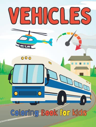 Cover of Vehicle Coloring Book