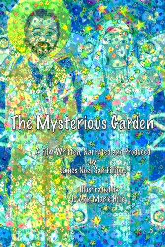 Cover of Mysterious Garden Lined Notebook Journal, Holy Family Stain Glass Cover Artwork