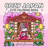 Cozy Japan: Cute Coloring Book for Adults and Teens with Charming Characters and Delightful Japanese Scenes for Relaxation (Comfy and Cozy Coloring Books)