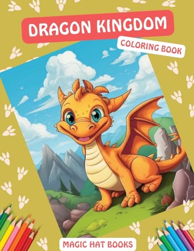 Cover of Dragon Kingdom Coloring Book