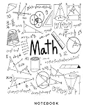 Math Notebook 12 Inch Square Graph Paper Pages And White Paper