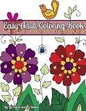 Easy Adult Coloring Book Large Print Designs Beautiful Adult Coloring Books Volume 98