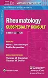 Washington Manual Rheumatology Subspecialty Consult
