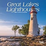 Great Lakes Lighthouses 2020 7 X 7 Inch Monthly Mini Wall Calendar Usa United States Of America Coast English French And Spanish Edition