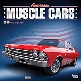 American Muscle Cars 2020 12 X 12 Inch Monthly Square Wall Calendar With Foil Stamped Cover Usa Motor Ford Chevrolet Chrysler Oldsmobile Pontiac English Spanish And French Edition