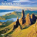 Scotland 2021 12 X 12 Inch Monthly Square Wall Calendar Uk United Kingdom Scenic