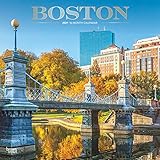 Boston 2021 12 X 12 Inch Monthly Square Wall Calendar With Foil Stamped Cover Usa United States Of America Massachusetts Northeast City