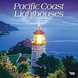 Pacific Coast Lighthouses 2021 12 X 12 Inch Monthly Square Wall Calendar Usa United States Of America West Coast Scenic Nature