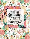 2018 Diary Floral Weekly Monthly Schedule Diary At A Glance Get Things Done At School College Home Work Organizer Planner Calendar Quotes Cover For Men Women Girls Boys Gifts