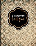 8 Column Ledger Accountant Notepad Accounting Paper Ledger Notebook Vintageaged Cover 85 X 11 100 Pages